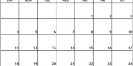 February Therapeutic Recreation Calendar
