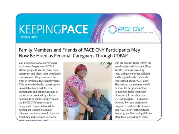 PACE Newsletter: PACE CNY Summer 2019 Newsletter