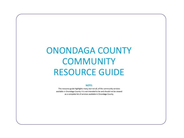 Onondaga County Community Resource Guide